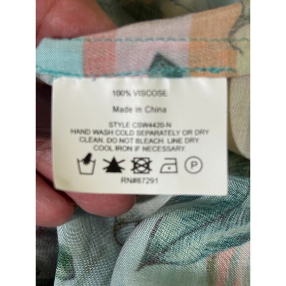 Johnny Was Taina Dolman Sleeve Coverup, coastal, vacation, tropical luxe - Picture 6 of 6